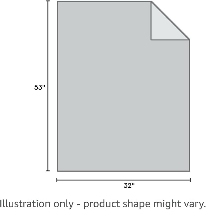 gogobunny 100% Double-Sided Waterproof Dog Bed Cover Pet Blanket Sofa Couch Furniture Protector for Puppy Large Dog Cat, Reversible (32x53 Inch (Pack of 1), Dark Grey/Light Grey)