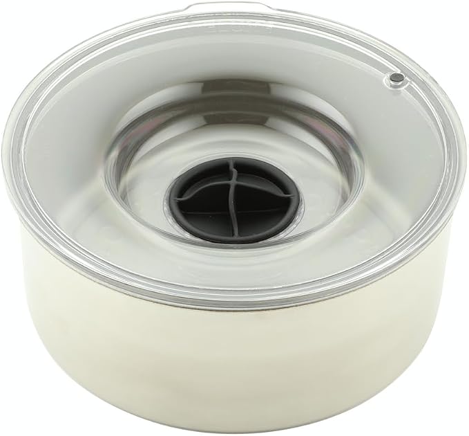 Stainless Steel Dripless Water Bowl with Tritan Plastic Lid – Holds 1 Gal, Reduces Spills & Trails Up to 85%+, Water Bowl for Large Breed Dogs (51-85 lbs), The Original Slobber Stopper