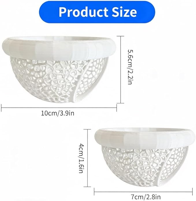 2 PCS Betta Hammock,Bett a Bed, Floating Betta Fish Hammock, 3D Printed Aquarium Decor, Betta Fish Feeder, Safe Resting Spot for Betta, Shrimp and Small Fish(White)