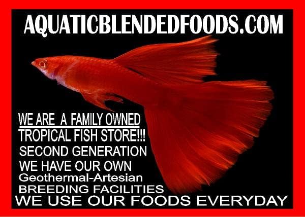 S&C AQUATICS MINI Beefheart & Soft BIT Mix,Beef Heart,Discus Food,Angel Fish Food,Cichlids (5oz) A8