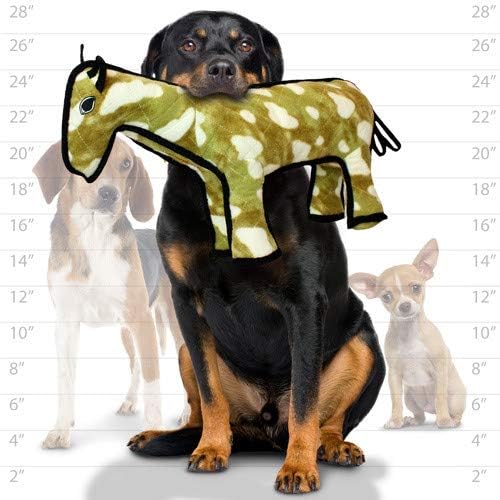 TUFFY® : 2 Pack Horse Dog Toy: Ultra Durable Plush Toy with Multiple Layers & Reinforced Seams, Washable and Floats, Original Construction