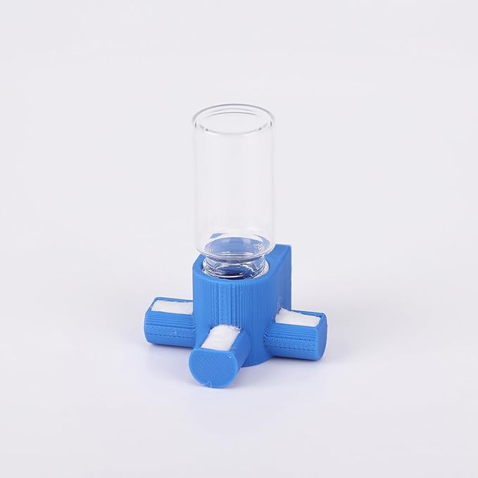 Jumping Spider Water Dispenser, Magnetic Hanging Feeder,Suitable for Jumping Spiders,Tarantulas, Praying Mantises,Arboreal Animals, and Other Small Animal Enclosure Accessories,5ML (Blue)