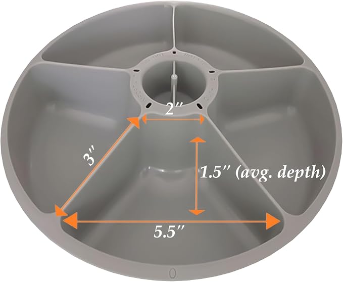 Cat Mate C500 Replacement Bowl for 5 Meal Automatic Pet Feeder