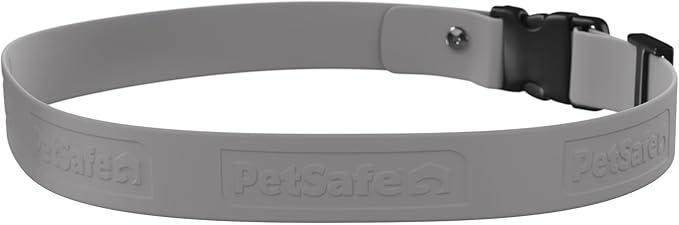 PetSafe Replacement Strap for Guardian GPS + Tracking Dog Fence Collar & Guardian GPS Dog Fence Collar - Soft Touch Material - Waterproof Material - Adjustable - Durable Design - Grey