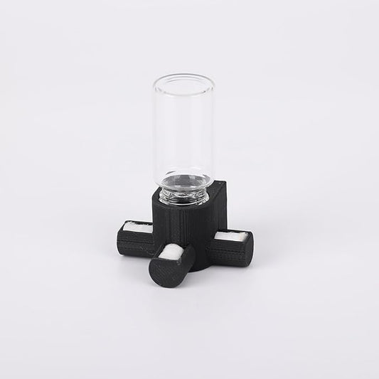 Jumping Spider Water Dispenser, Magnetic Hanging Feeder,Suitable for Jumping Spiders,Tarantulas, Praying Mantises,Arboreal Animals, and Other Small Animal Enclosure Accessories,5ML (Black)