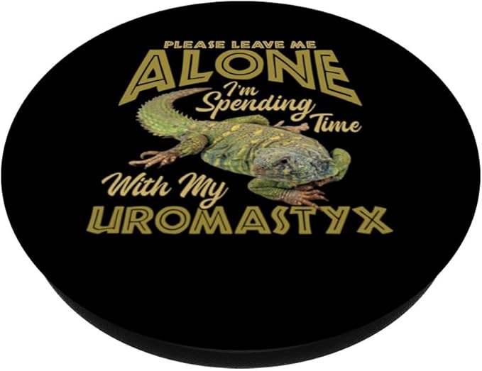 Uromastyx Owner Agame Lizard Lover Thorn Tailed Reptile PopSockets Adhesive PopGrip