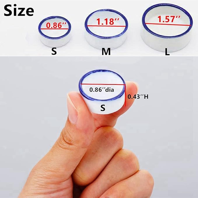 Tarantula Micro Water Bowl Spider Anti-Turnover Bowl for Small Hamster Tarantula Spider Scorpion Cricket Snail Manti Millipede Tiny Bugs Reptile Terrarium Cage Accessories (S (0.86''dia),12 Pcs)