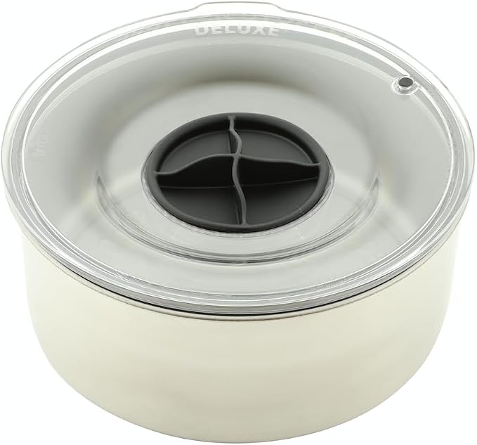 Stainless Steel Dripless Water Bowl with Tritan Plastic Lid, Holds 1 Gal, Reduces Spills & Trails Up to 85%+, Water Bowl for Mammoth Breed Dogs (131+ lbs), The Original Slobber Stopper