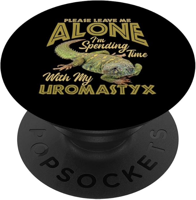 Uromastyx Owner Agame Lizard Lover Thorn Tailed Reptile PopSockets Adhesive PopGrip