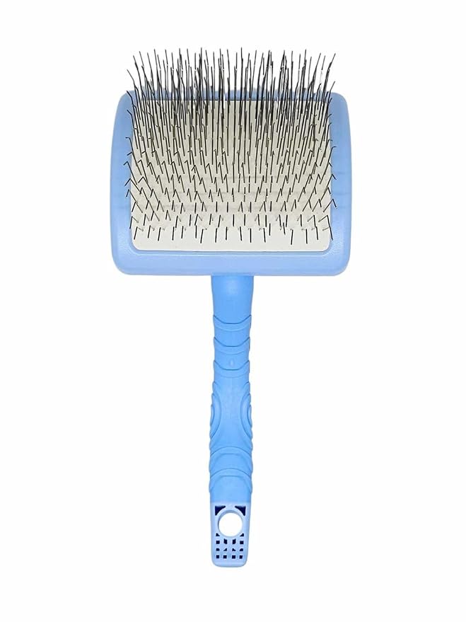 Grooming Detangling Large Dog Slicker Brush, Best for Doodle, Goldendoodle, Labradoodle, Poodle. Groom Like a Professional, Fluff Detangle Style, Saves Time and Energy