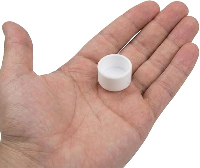 10 Pcs Spider Micro Water Bowl Tarantula Plastic Dish for Tarantula Spider Scorpion Cricket Snail Manti Millipede Tiny Bugs (White)