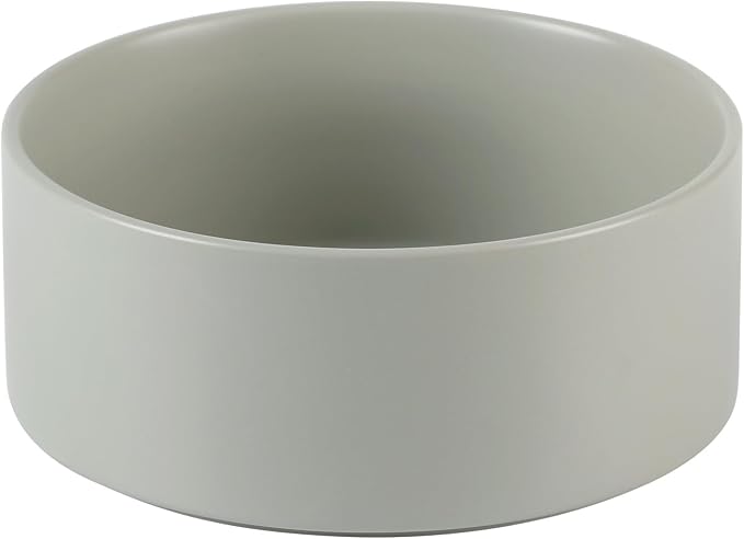 Havniva Ceramic Dog Bowls, 7.3” Dog Food and Water Bowl, Pet Feeding Bowl | Dog Food Bowl for Medium Dogs, Food-Grade Ceramic, Dog Water Bowl with Non-Slip Rubber Base, Large Capacity, Dishwasher Safe