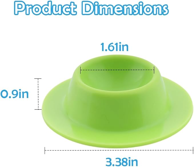 4 Pack Gecko Calcium Dish Small Reptile Food and Water Bowl Silicone Shallow Feeder for Reptile Lizard Gecko Frog Snake Turtle