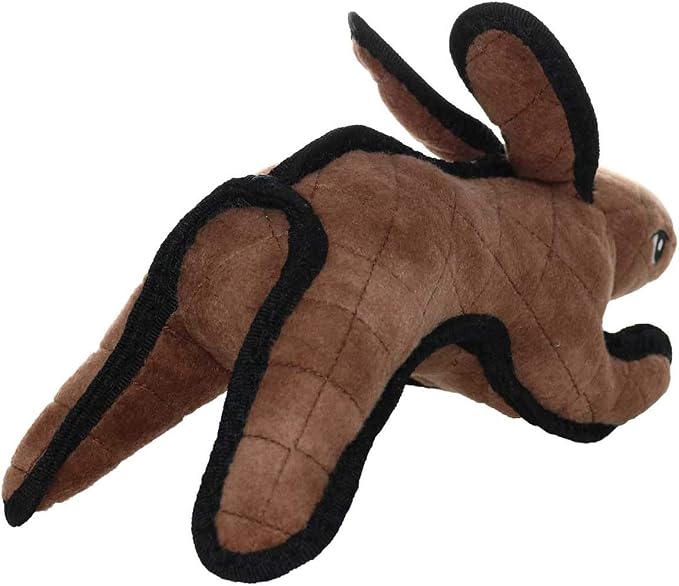TUFFY® : 2 Pack Rabbit Dog Toy: Ultra Durable Plush Toy with Multiple Layers & Reinforced Seams, Washable and Floats, Original Construction