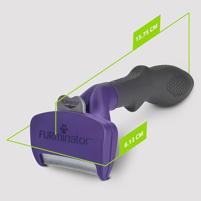 FURminator Medium to Large Cat deShedding Tool for Short Hair,Large (Pack of 12)
