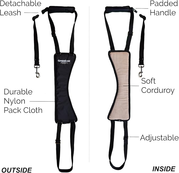 Dog Support Sling Rear Leg Harness, SM Male, Machine Wash & Dry | Fits Small to Medium Size Pets or Larger Barrel-Chested Breeds like Boxers, Bullies. Male Dachshunds use XS Size. Made in USA