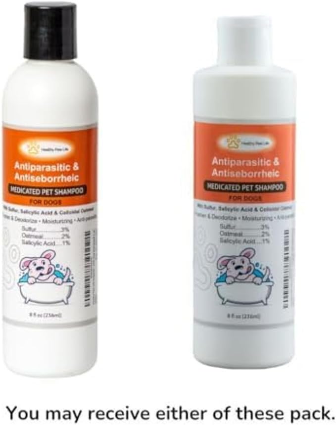 Healthy Paw Life Antiparasitic & Antiseborrheic Dog Shampoo (8 fl oz)