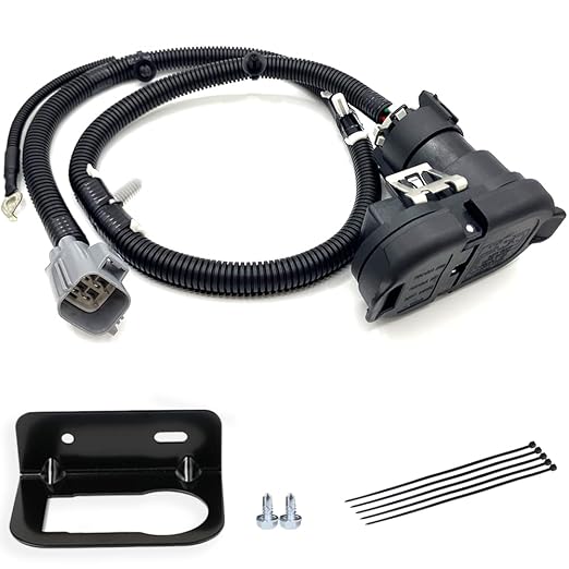 CK4T-13B576-KE Trailer Tow Rear Bumper Wiring Connector Harness Kit for Ford 2015-2019 Transit 150 250 350, Replaces CK4Z-13A576-B, 9U5Z-14489-MAA