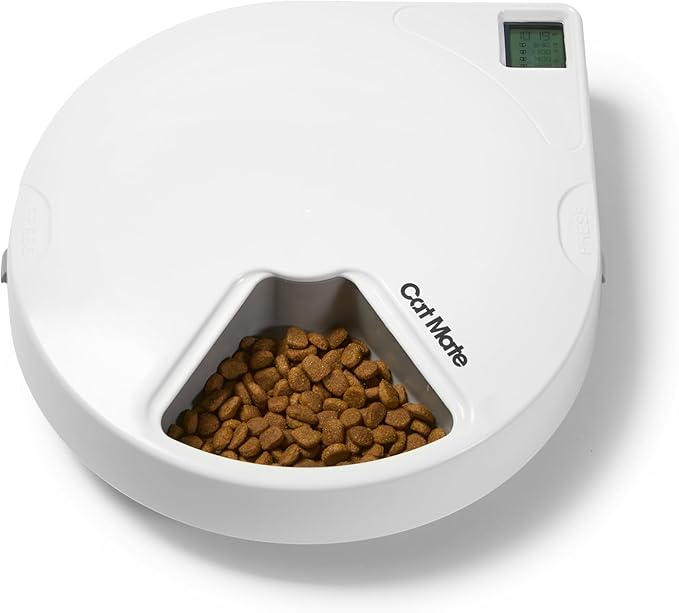 Cat Mate C500 Automatic Pet Feeder with Digital Timer for Cats and Small Dogs
