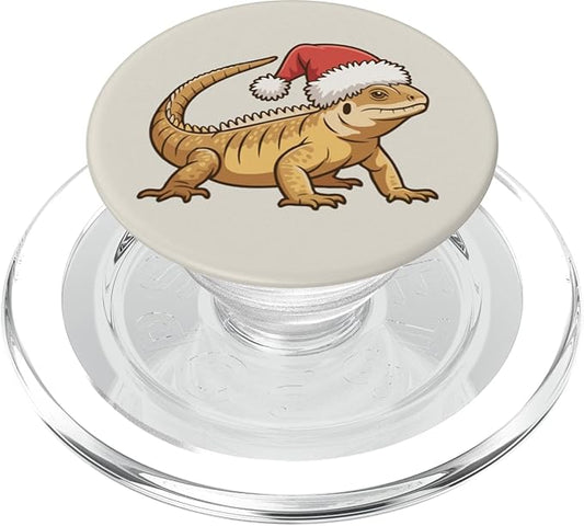 Uromastyx Spiny-Tailed Lizard Christmas Ugly Xmas Sweater PopSockets PopGrip for MagSafe