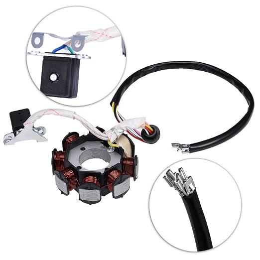 Complete Electrics Wiring Harness Replacement for ATV Quad 150cc 200cc 250cc Go Kart Pit Quad Dirt Buggy Bike Replacement for Kawasaki Stator