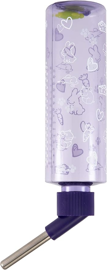 Lixit Standard Cage Water Bottles for Rabbits, Ferrets, Guinea Pigs, Hamsters, Rats, Mice and Other Small Animal's (8 Ounce, Clear Pack of 2)