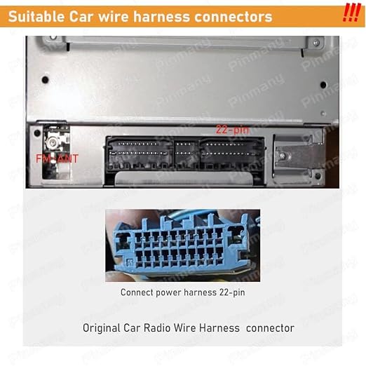 16pin Car Stereo Radio Power Retrofit Wiring Harness Adapter fits for Jeep Wrangler Cherokee Compass Grand Patriot Dodge Caliber Voyager Chrysler Sebring