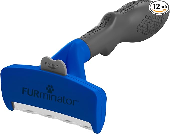 FURminator Large Dog Undercoat deShedding Tool for Long Hair, Reduces Loose Hair From Shedding (Pack of 12)