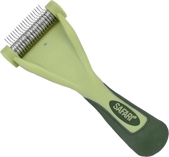 Coastal Pet Safari Shed Magic Deshedding Tool for Dogs with Medium to Long Hair - Deshedding & Detangling Dog Brush - Small