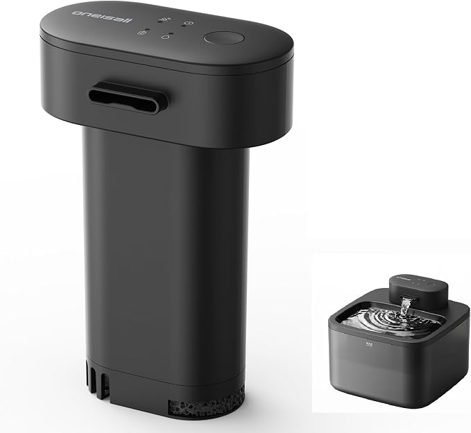 oneisall Water Pump(Battery Motor) for 2.2L 3.2L Wireless Cat Fountain | SilentFlow™,Ultra Quiet,Spare Replacement For When One Runs Out Of Power,for Model