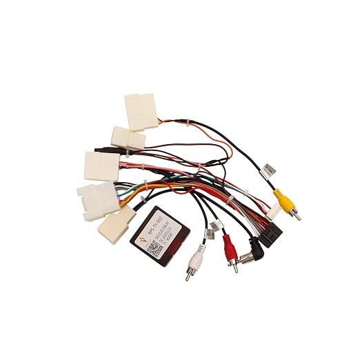 16PIN Car Stereo Wiring Harness Canbus for Toyota Camry RAV4 Corolla Tundra Highlander 2007-2012, Radio Wire Harness Power Cable Compatible with Android Head Unit JBL AMP Backup Camera SWC