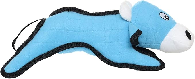 TUFFY® : 2 Pack Cow Dog Toy: Ultra Durable Plush Toy with Multiple Layers & Reinforced Seams, Washable and Floats, Original Construction