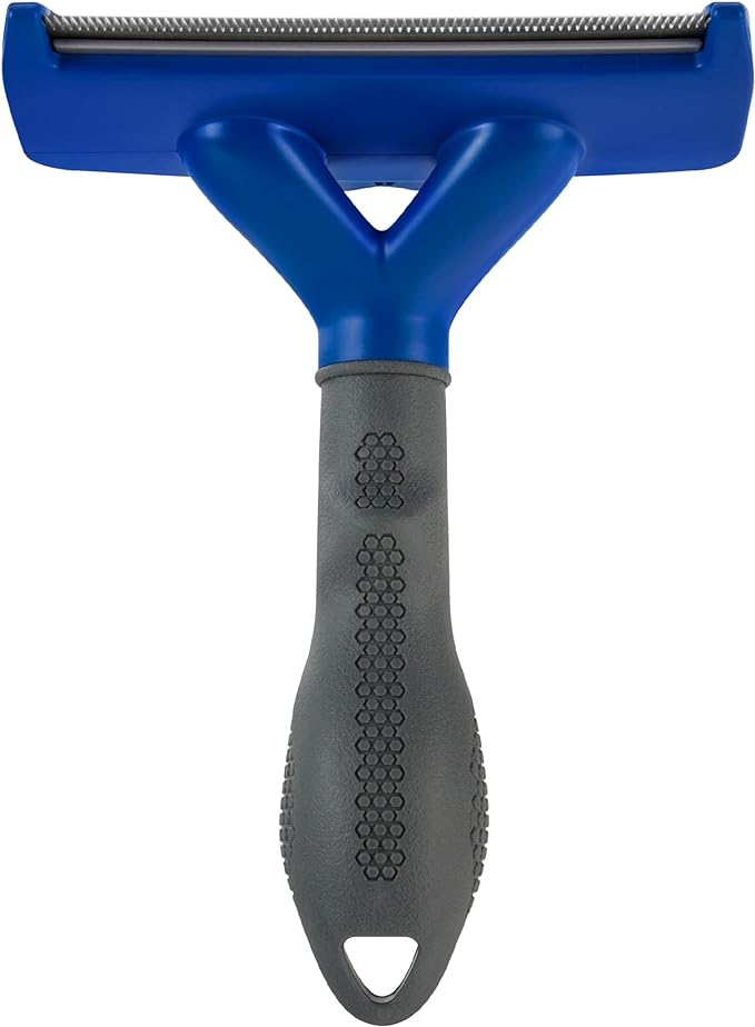 FURminator Large Dog Undercoat deShedding Tool for Long Hair | Reduces Loose Hair From Shedding, Easy Clean-Up, For Dogs Over 50 lbs, Use Weekly, Ergonomic Handle For Comfort