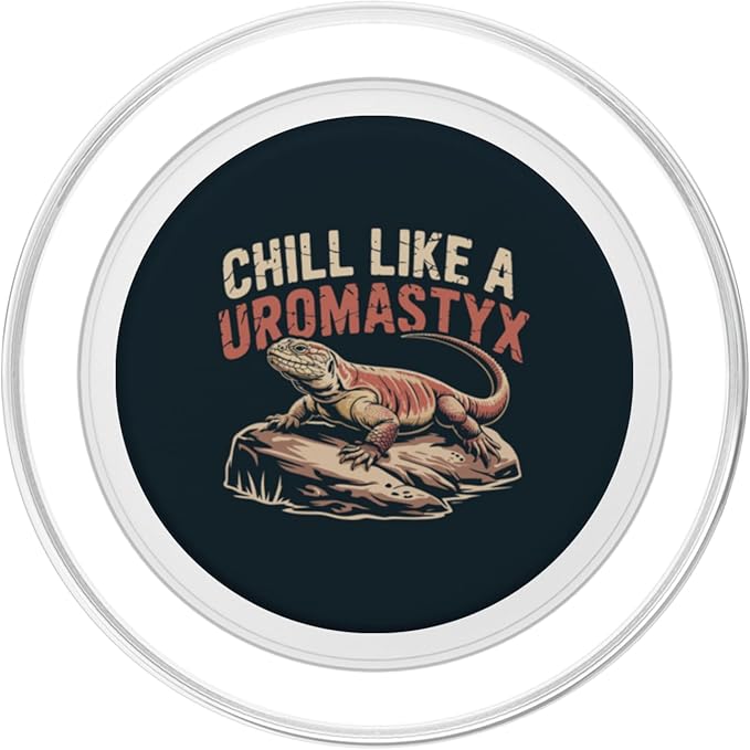 Uromastyx Owner Chill Uromastyx PopSockets PopGrip for MagSafe