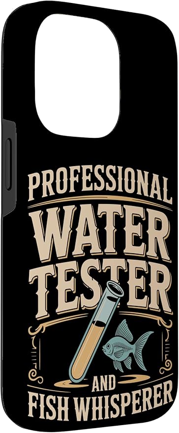 Professional Water Tester and Fish Whisperer Killifish Case for iPhone 14 Pro