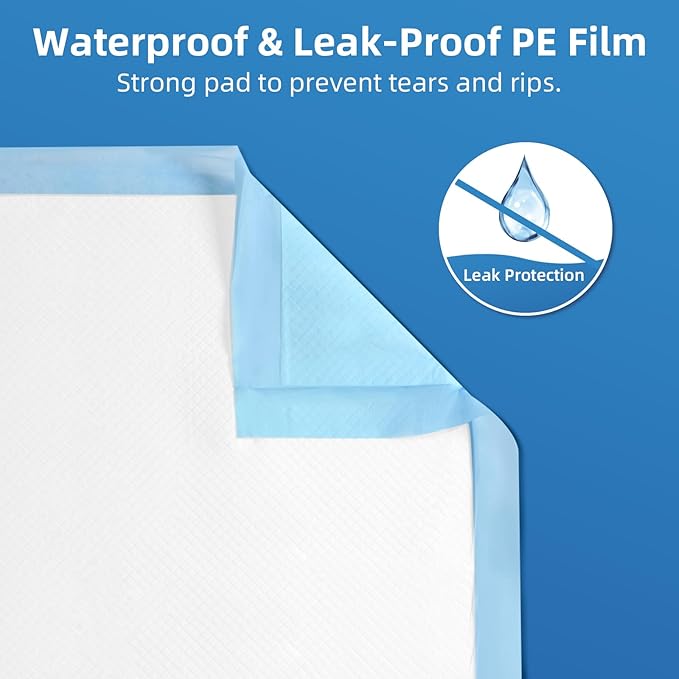 SOFYFINE 100 Count Extra Large Chucks 36"x36" Thicken Elderly Adults Incontinence Bed Pads Disposable, Heavy Duty Absorbency Underpads Waterproof, XXL Extra Large Puppy Pee Training Pad