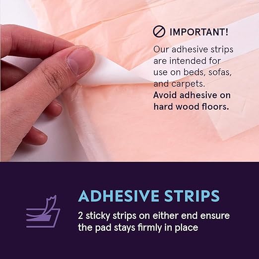 Heavy Absorbency Bed Pads, XXL Disposable 30 x 36 Chucks Pee Pads for Incontinence Bed Wetting for Adults, Elderly & Kids [50 Pads] Extra Large Underpads - 30x36 - With 2 Adhesive Strips on Each Pad | XXL Bed Pads for Incontinence Bed Wetting for Adult...
