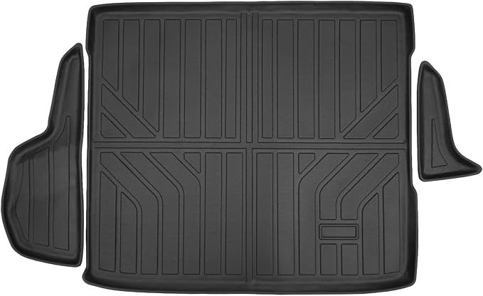 Powerty Cargo Liner for 2023-2025 2026 Toyota Prius & Prius Prime (PHEV) Accessories Cargo Mats TPE All Weather Trunk Liner Heavy-Duty Trunk Mats