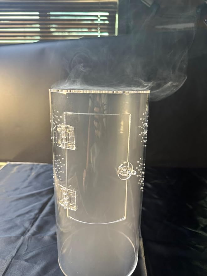 Front Opening Terrarium Jumping Spider Enclosure,Tall Arboreal Tarantula Enclosure Terrarium with Cross Ventilation,Waterproof Acrylic Reptile Enclosure