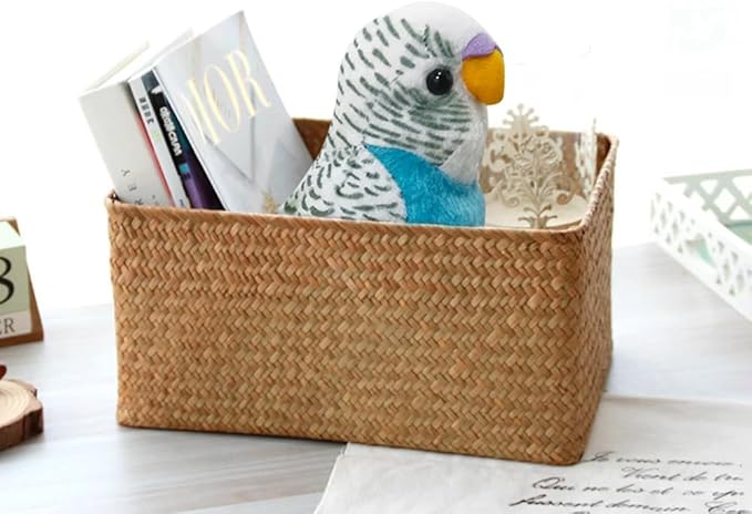 1 Pcs Stuffed Parakeet Toy, 5.5 inches, Budgerigar Plush Toy, Parakeet Soft Toy, Stuffed Bird for Kids, Blue