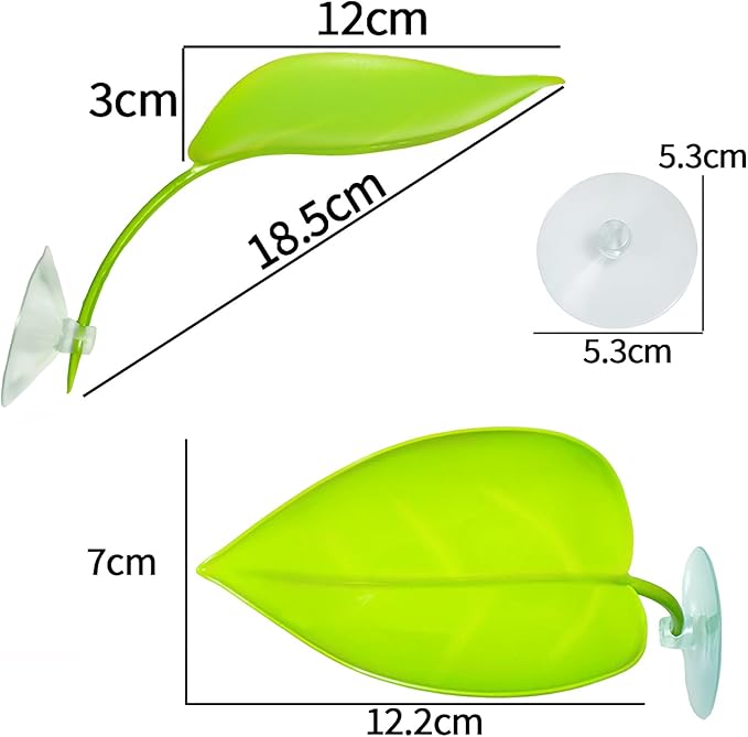 3 PCS Betta Fish Leaf Hammock,Beta Fish Toys,Betta Fish Tank Decorations Aquarium Decor,Crawling and Amphibian for Sleeping Hiding Breeding