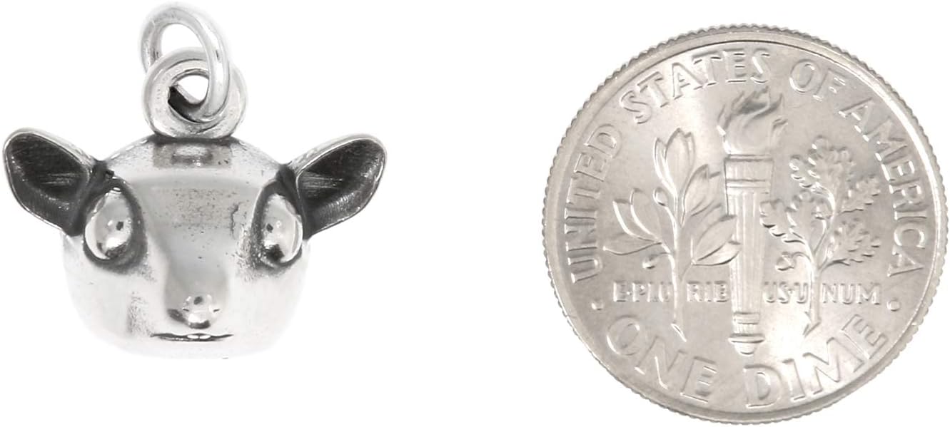 LGU Sterling Silver 3D Sugar Glider Charm