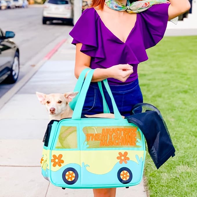 Buckle-Down, Pet Carrier Bag, Polyester Canvas, Scooby Doo, One Size, (IPC-SDAN)