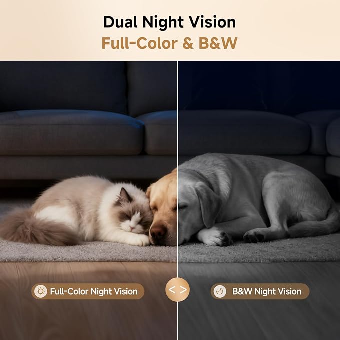 Pmate AI Pet Camera Robot Companion for Dogs & Cats Robot Camera with Visual Recognition Remote Video Interaction Auto Feeding & Play Red Light Teaser Night Vision Auto Charging Blue