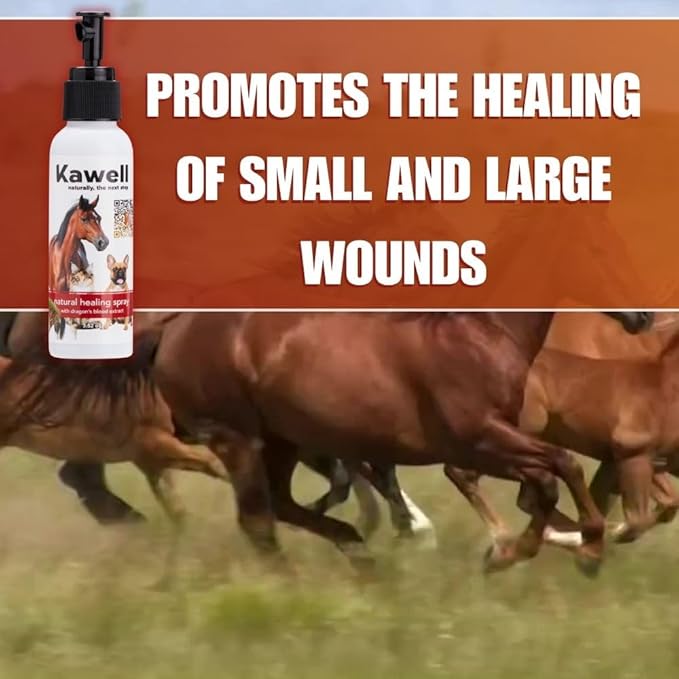 Kawell USA Dragon's Blood Extract Natural Healing Spray for Animal Skin and Wound Care, Healing Ointment & Antiseptic Spray for Injuries, Scrapes, Wounds, Rashes, Bites, and Other Skin Irritations