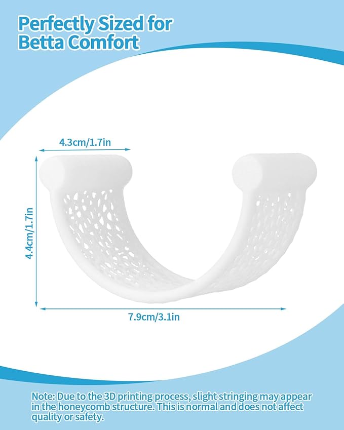 Floating Betta Hammock, Betta Fish Hammock, Floating Rest Platform or Small Aquariums, Nano Tanks, Shrimp, Corydoras, Betta Fish Tank Accessories, Fish Tank Decor, 3D Printed Aquarium Decor (White)