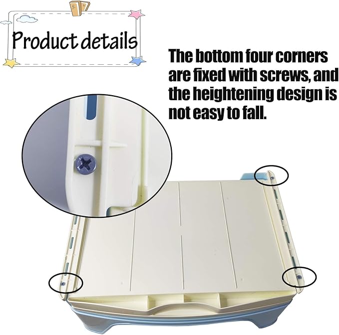 kathson Bunny Litter Box,Large Rabbit Litter Box with Drawer Grate, Pet Toilet Potty Trainer Corner Toilet Hedgehog Litter Pan Box for Guinea Pig Chinchilla Hamster Ferret