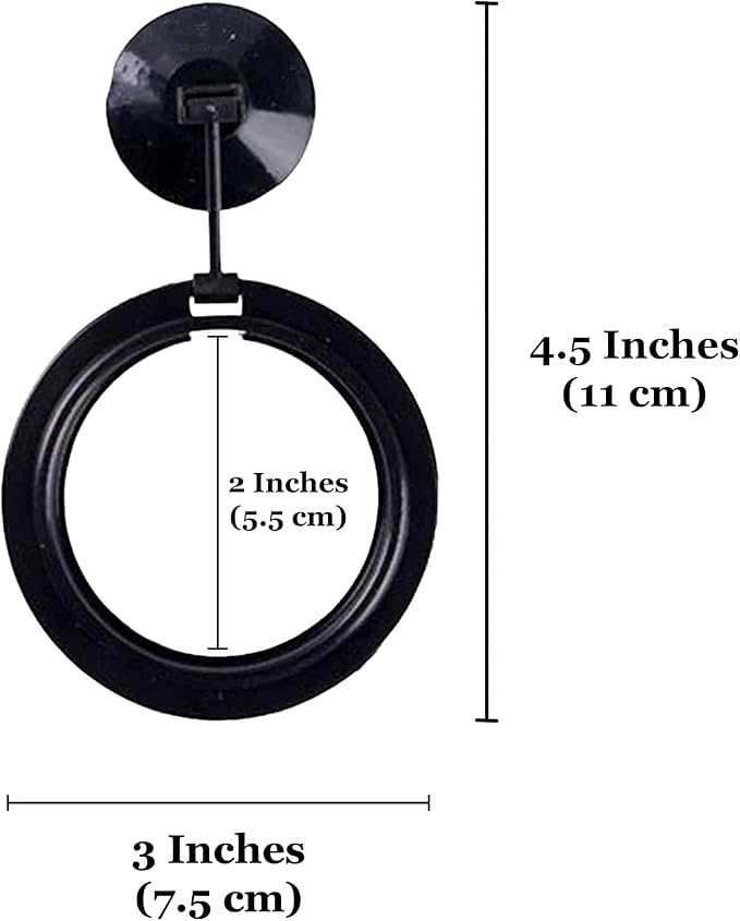 SunGrow Betta Feeding Ring, Prevent Water Turbulence from Washing Food into Filter, Practical Round Floating Food, Suitable for Guppy, Goldfish and Other Small Fish (1 Pc)