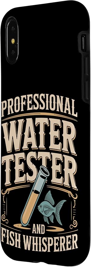 Professional Water Tester and Fish Whisperer Killifish Case for iPhone X/XS