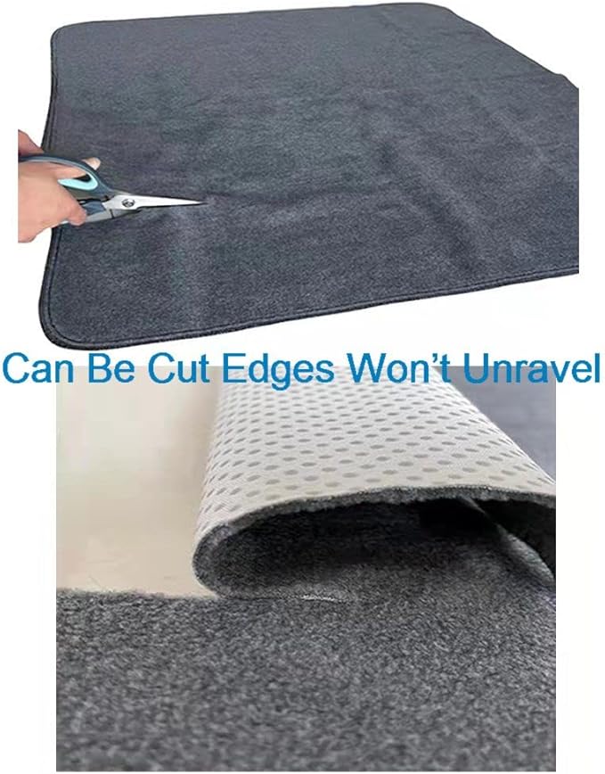 Peepeego 2PCS Pee Pads 54"x54", Washable, Slip Resistant, Waterproof Rugs for Training